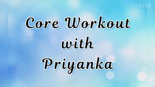 LOSE BELLY FAT AT HOME, CORE WORKOUT WITH OR WITHOUT MINI BANDS, #homeworkouts #loseweight #losefat