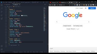 ASMR Programming - Google Search Page (HTML - CSS)