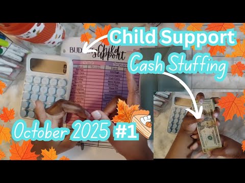 “$160 Child Support Cash Stuffing 💵 | Realistic Single Mom Budget Breakdown”