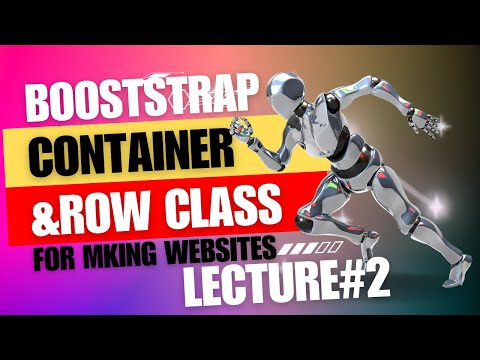 Bootstrap CSS Container & Row Class Tutorial in Hindi / Urdu #lecture 2