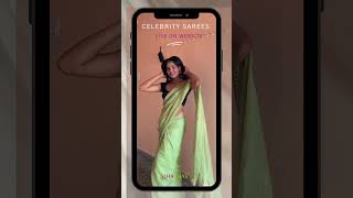 look stylish in celeb look sarees only at Jhakhas #viralvideo #youtubeshorts #jhakhas