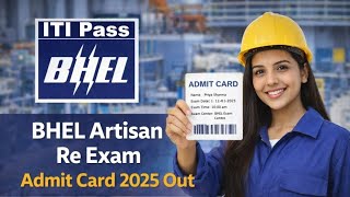 BHEL Artisans Re Exam Admit Card 2026 Out #bhel #itijobs BHEL Artisans Admit card 2026 download link