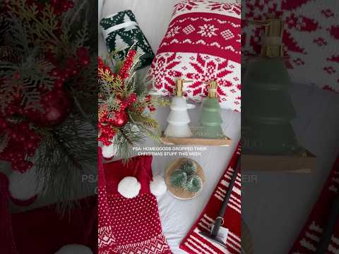 Christmas haul from HomeGoods 🎄🎀❄️🎅🏻 #christmas #christmasdecor #homegoods #christmashaul