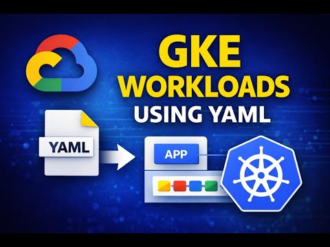 Create Workloads in GKE using YAML | Kubernetes Deployment & Service.#cluster