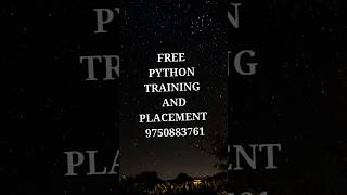 FREE PYTHON TRAINING AND PLACEMENT
