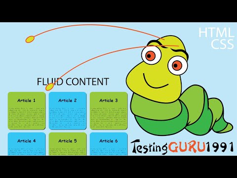 Responsive web page - Fluid content with HTML5 and CSS