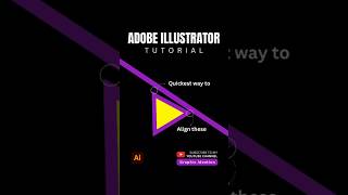 Quickest Way to Align Shapes in Illustrator | Pro Tips!