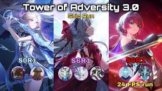 Tower of Solo! (Mobile Gameplay) | ToA 3.0 - Cartethyia - Carlotta - Danjin | Wuthering Waves