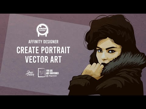CREATE PORTRAIT VECTOR ART | AFFINITY DESIGNER