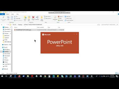 HOW TO EXTRACT VIDEO FILES FROM POWERPOINT