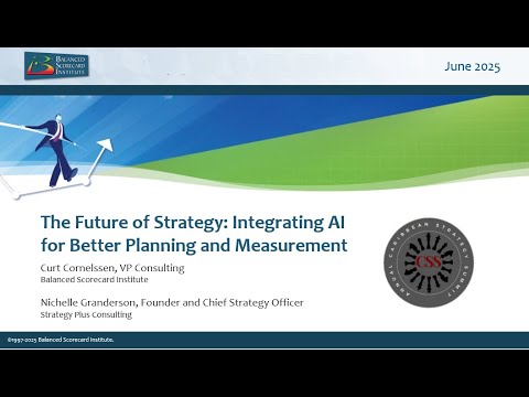 The Future of Strategy: Integrating AI for Better Planning and Measurement