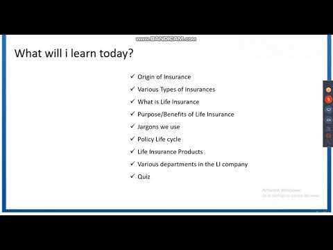 Workshop about Insurance Part 1