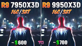 Ryzen 9 9950X3D vs Ryzen 9 7950X3D - Test in 10 Games
