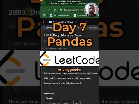 Pandas LeetCode Day 7: How to Drop Missing Data in DataFrames | #python #leetcode #coding #shorts