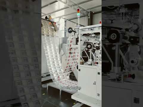 thermoforming machine equipped horizontal punching SMA-90#machine #thermoforming #punching #cup#food