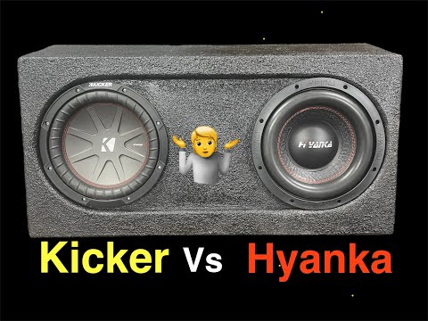 Hyanka vs Kicker Subwoofer Test.  Is it even close?