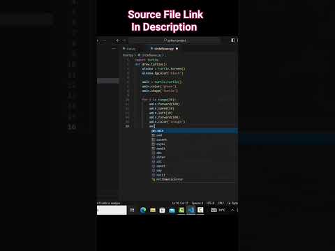 Animated Line Circle Flower Using Python ✨✨💙 💙 || With Short Lines Of Code#shortvideo #viralshorts