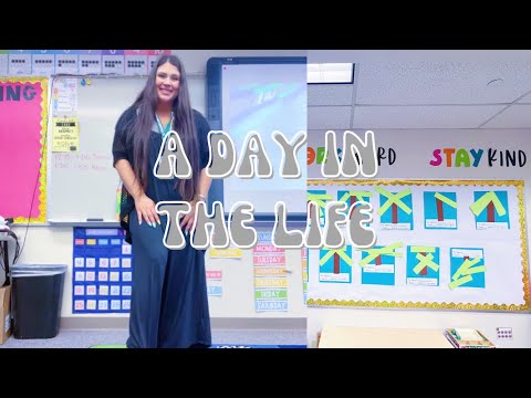 A DAY IN MY LIFE | First year kindergarten teacher