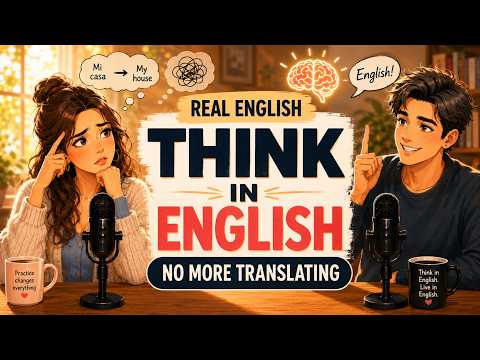 How to Stop Translating in Your Head & Think in English: 5 Brain Strategies | Easy English Podcast