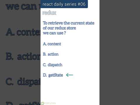 Retrieve Current State in Redux | React, React-native, Redux Daily Series
