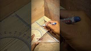 The art of combining beautiful wooden joints in the corner with precise results #tips #trick #woods