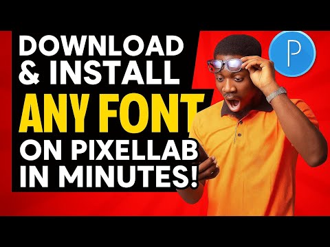🎨 Download & Install Any Font on Pixellab in Minutes! 📲