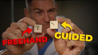 Fully guided dental implant surgery is MORE ACCURATE than freehand