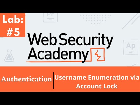 Username Enumeration via Account Lock | Web Security Academy  (Audio)