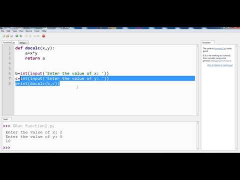 Arguments and Parameters in Function