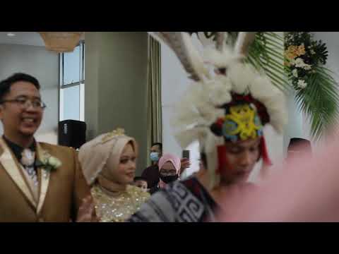 Endless Love - Kirab Wedding T & A with Sapek Dayak  | traditional instrument