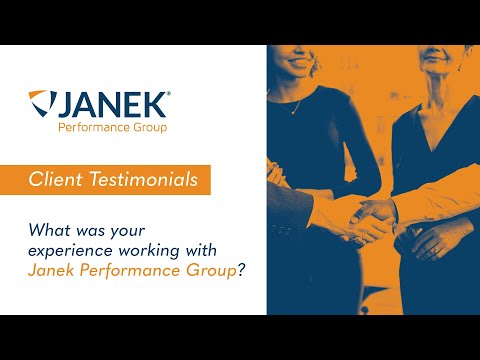 What was your experience working with Janek Performance Group