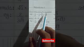 Rationalisation #shorts #ytshorts #viral #trendingshorts #trending #basicmathtrick #basicmath #best