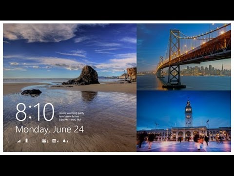 How To Change Lock Screen In Windows 8 1 With Slide Show Feature