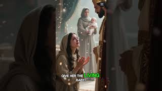 King Solomon’s Wise Judgment. True wisdom sees the heart, not just the words.(1Kings 3:16-28)#viral