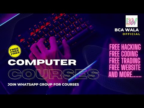 Free Computer courses | Hacking Course | Programming Course | Trading Courses | BCA Wala Official