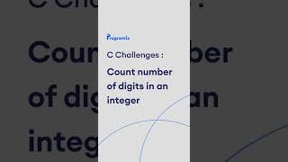 C Challenge - count digits in 30 seconds