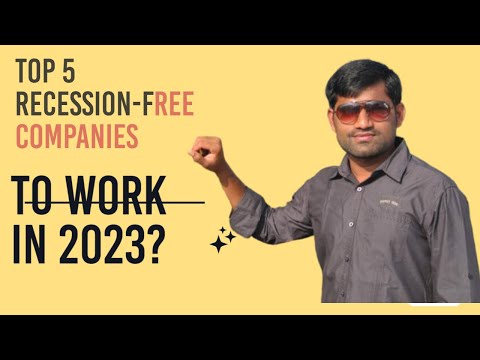 Top 5 Recession Free IT Companies in 2023 | IT Layoffs | Recession in IT | Job Cuts in IT|Recession.