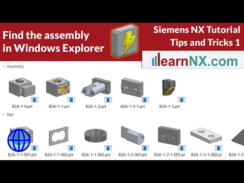 Siemens NX | Find the assembly in windows