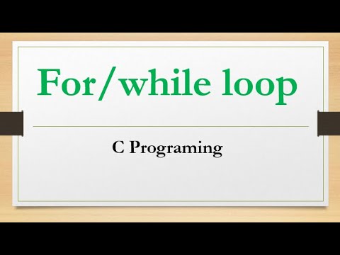 Mastering Loops in C Programming: A Comprehensive Guide to For and While Loops. #forloop #whileloop