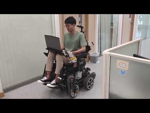 Demo of Traversability Estimation for Robotic Wheelchair