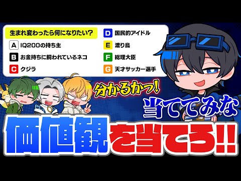 互いの価値観を予想し、お題のTop3を当てあうゲーム、”サンレンタン”で遊びました！