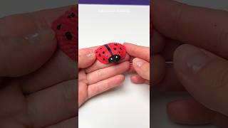 Ladybug Creative Art 🐞Make it with your kids! #shorts #forkids #fun