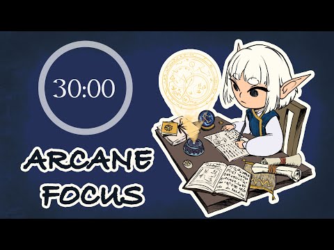 Elf Study Focus | Calm Fantasy Ambience for Productivity & Concentration
