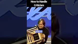 Steve Jobs Nails It - How to Professionally Handle Criticism #MasterCommunicating.com