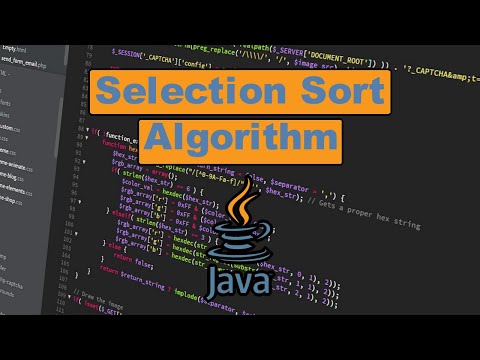 How to Code Selection Sort in Java