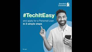 #TechItEasy and apply for a Personal Loan in 3 simple steps!