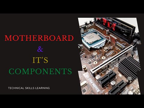 Motherboard and it's components|Major parts of motherboard with it's functions|Hardware components