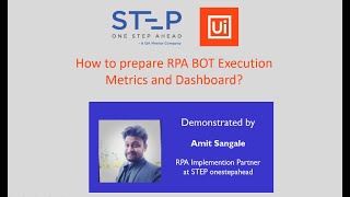 How to prepare RPA BOT Execution Metrics and Dashboard?