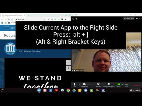 Chromebook Tips - Split Screen and Window Switcher Key