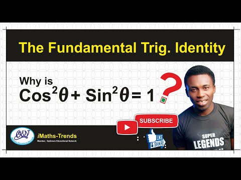 cos²θ + sin²θ = 1 — Here's Why! Three trigonometric identities derived.